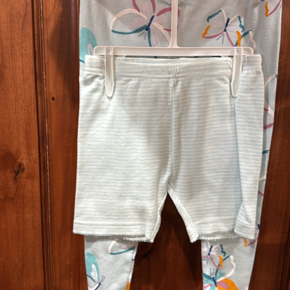 Carter's Kids Pajamas - Multicolor Butterfly Print - Picture 5 of 7